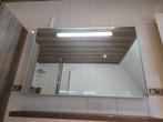 Badkamerspiegel met verlichting – 90x60 cm, Ophalen, Overige typen, 50 tot 100 cm, Zo goed als nieuw