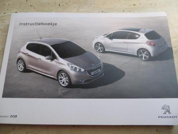 Instructieboek Peugeot 208 2012 incl. audio, navigatie media beschikbaar voor biedingen