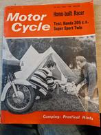 MOTORCYCLE NEWS TEST HONDA CB77 305CC MOTOR CYCLE BLAD, Gelezen, Ophalen of Verzenden
