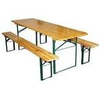 Te huur biertafels/ bierbankset, picknicktafel, Ophalen, Zo goed als nieuw