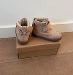 Friboo schoenen laarsjes donsje met strik leer beige glitter, Meisje, Friboo, Ophalen of Verzenden, Laarzen