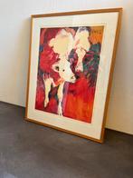 Schilderij koe, Antiek en Kunst, Kunst | Schilderijen | Modern, Ophalen of Verzenden