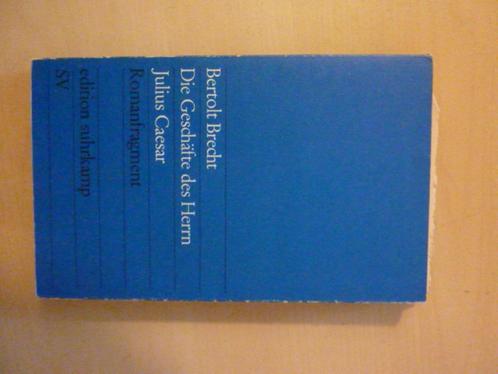 Bertolt Brecht - Die geschäfte des Herrn Julius Caesar, Boeken, Overige Boeken, Zo goed als nieuw, Verzenden