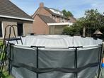 EXIT Zwembad Frame rond 488x122cm, Tuin en Terras, Zwembaden, Gebruikt, Rond, 300 cm of meer, Ophalen