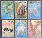 GUYANA - Prehistorische Fauna 1993, Verzenden, Gestempeld, Zuid-Amerika