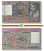 Netherlands 10 Gulden 1941-1943 Vf pn 56b, Postzegels en Munten, Bankbiljetten | Nederland, Ophalen of Verzenden, 10 gulden, Los biljet