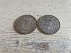 2 x zilveren rijksdaalder 1960, Koningin Juliana, Verzenden, Zilver, Losse munt
