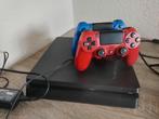 PlayStation 4 Slim 1TB met defecte drive, Met 2 controllers, Gebruikt, 1 TB, Ophalen