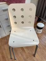 5 Mooie degelijke stoeltjes, Huis en Inrichting, Stoelen, Ophalen, Gebruikt, Wit, Vijf, Zes of meer stoelen