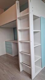 Mooie Hoogslaper met Bureau en Opbergruimte, Ophalen of Verzenden, Zo goed als nieuw, Hoogslaper