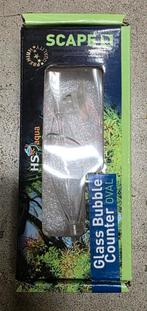 HSAqua Glass Bubble Counter - Nieuw, Dieren en Toebehoren, Vissen | Aquaria en Toebehoren, Ophalen of Verzenden, Nieuw, Filter of Co2