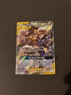 Pokemon Lucario & Melmetal GX tag team kaart, Hobby en Vrije tijd, Verzamelkaartspellen | Pokémon, Ophalen of Verzenden, Zo goed als nieuw