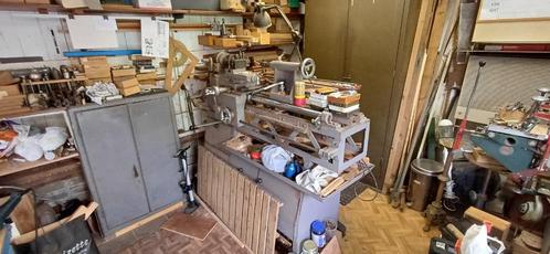 Complete inrichting voor werkplaats (draaibank, freesmachine, Doe-het-zelf en Verbouw, Gereedschap | Freesmachines, Gebruikt, Elektrisch