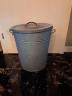 Vintage Zinken Emmer 10 euro, Huis en Inrichting, Emmers, Ophalen of Verzenden, Gebruikt, Kunststof, Met deksel