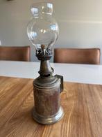 Antieke Franse petroleumlamp 'L'Avenir', Ophalen of Verzenden