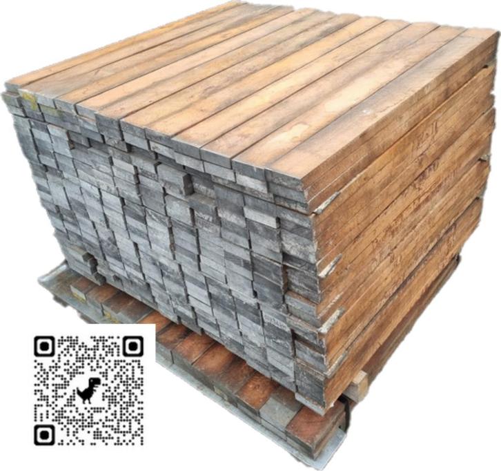 Planken / latten - hardhout 25x80 mm € 1,75 p/s incl. btw, Tuin en Terras, Palen, Balken en Planken, Nieuw, Planken, Minder dan 180 cm