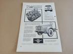 Reclame (uit oud tijdschrift) DAF Diesel/ Truck (1959), Verzamelen, Auto's, Gebruikt, Verzenden