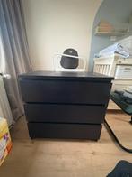 Zwarte laden kast, Huis en Inrichting, Kasten | Ladekasten, Ophalen, 50 tot 100 cm, Zo goed als nieuw, 3 of 4 laden