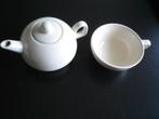 Theepot Wit (8653/54-1), Huis en Inrichting, Keuken | Servies, Ophalen of Verzenden, Zo goed als nieuw, Overige typen