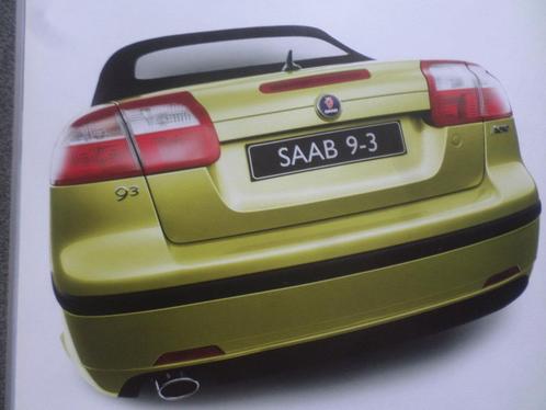 Saab 9³ 93 Cabrio 2004 Brochure, Boeken, Auto's | Folders en Tijdschriften, Overige merken, Verzenden