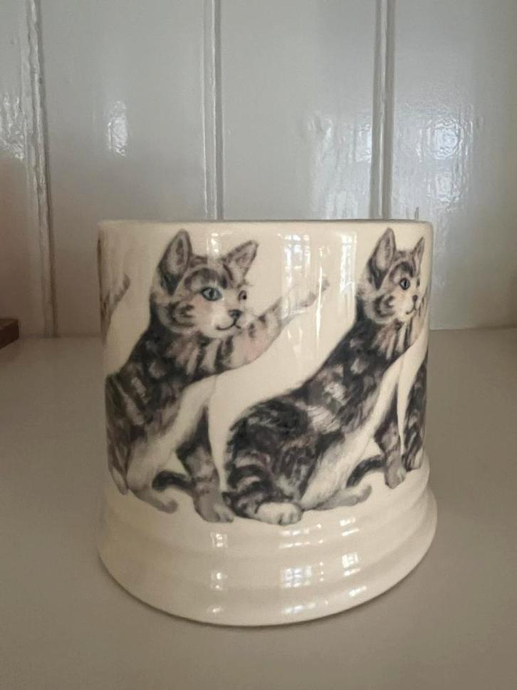 Nieuw! Tabby half pint mug, Emma Bridgewater Cats & Dogs, Huis en Inrichting, Keuken | Servies, Nieuw, Overige typen, Overige stijlen