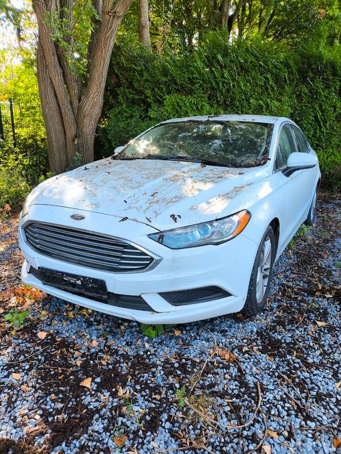 USA Ford Fusion 2018 voor onderdelen., Auto diversen, Schadeauto's, Ford, Automaat, Benzine, Sedan, Wit, Ophalen