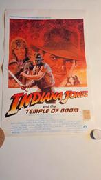 Indiana Jones - Temple of Doom Filmposter, Rechthoekig Staand, Verzenden, Zo goed als nieuw, A1 t/m A3