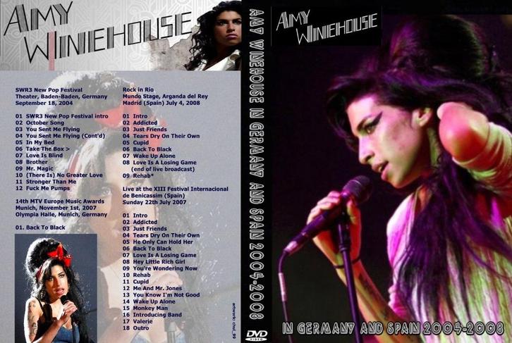 Amy Winehouse - live in Germany and Spain 2004/2008, Cd's en Dvd's, Dvd's | Muziek en Concerten, Muziek en Concerten, Alle leeftijden