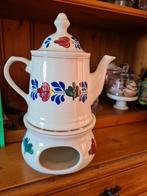 Boerenbont theepot en warmhouder, Ophalen of Verzenden, Zo goed als nieuw