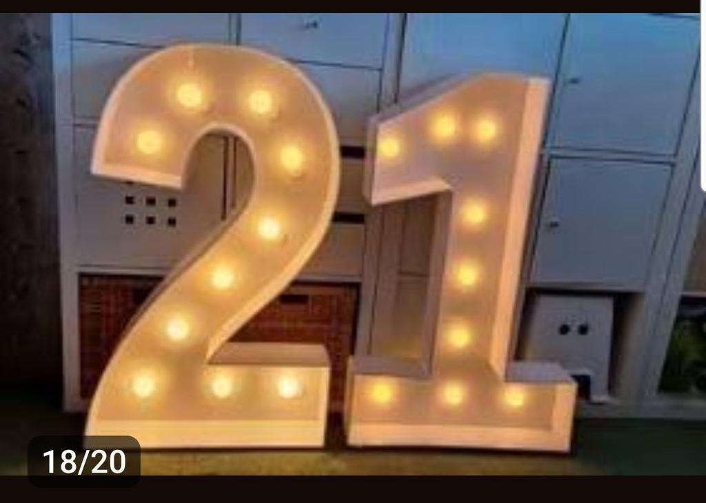 Alle lichtcijfers zijn bij ons te huur, Ophalen, Zo goed als nieuw, Geboorte of Huwelijk