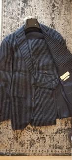 Suitsupply 44 navy streep, Kleding | Heren, Kostuums en Colberts, Blauw, Ophalen of Verzenden, Zo goed als nieuw, Maat 46 (S) of kleiner