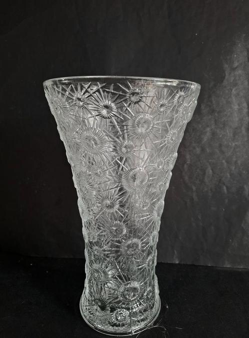 Jiři Řepásek Sklo Union grote vintage glazen design vaas., Antiek en Kunst, Kunst | Designobjecten, Ophalen of Verzenden