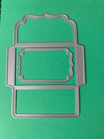 Snijmal enveloppe met kaartje, Hobby en Vrije tijd, Kaarten | Zelf maken, Ophalen of Verzenden, Nieuw, Overige thema's