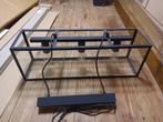 Hanglamp zwart eettafel, Ophalen, Zo goed als nieuw, Glas, Modern