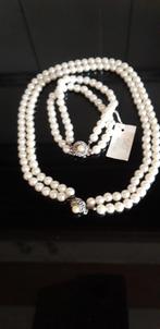 te koop prachtige parelkettingen en parel armbanden, Overige materialen, Overige kleuren, Met hanger, Ophalen of Verzenden