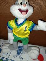 Bugs Bunny knuffel met Brazilië voetbal kleding, Ophalen of Verzenden, Konijn
