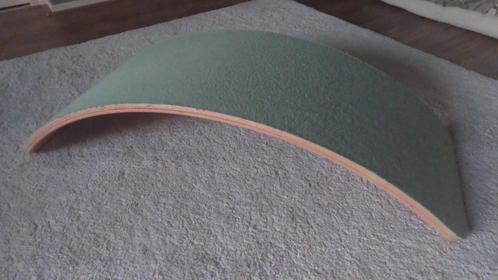 Wobbel Original met bosgroen vilten achterkant, Kinderen en Baby's, Speelgoed | Houten speelgoed, Gebruikt, Overige typen, Ophalen