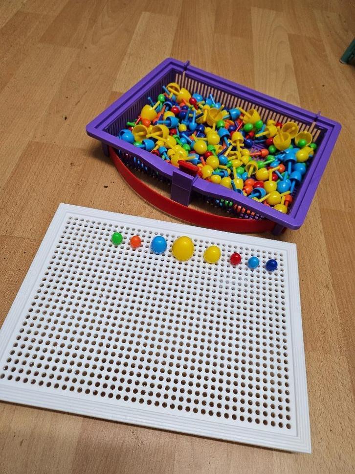 push pin mozaïekbord, Kinderen en Baby's, Speelgoed | Educatief en Creatief, Zo goed als nieuw, Puzzelen, Rekenen, Ontdekken, Ophalen