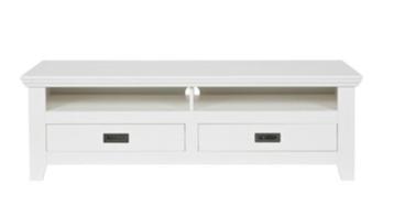 tv meubel grenen wit 46x139x44 cm €10  beschikbaar voor biedingen