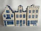 Delftsblauwe huisjes (set van 3), Ophalen of Verzenden