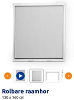 2 Nieuwe uitrolbare raamhorren 130x160, Doe-het-zelf en Verbouw, Ophalen, 120 cm of meer, Hordeur, Minder dan 200 cm