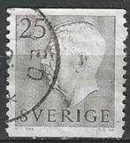 Zweden 1957 - Yvert 421 - Koning Gustav VI (ST), Postzegels en Munten, Verzenden, Zweden, Gestempeld