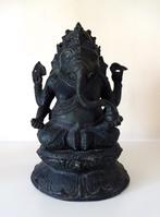 Bronzen beeld zittende Ganesha Aziatisch 0679-b, Antiek en Kunst, Ophalen of Verzenden, Brons