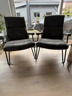 Vaste Fauteuil Microleder, Huis en Inrichting, Ophalen, Gebruikt, Twee, Stof