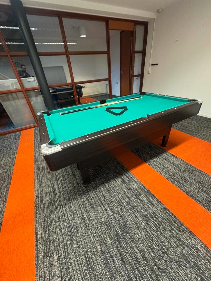 Mooie pooltafel in uitstekence staat, Sport en Fitness, Biljarten en Poolen, Zo goed als nieuw, Pooltafel, Ophalen of Verzenden