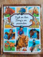 Kijk en leer Pony's en paarden, Onbekend, Non-fictie, Ophalen of Verzenden, Zo goed als nieuw