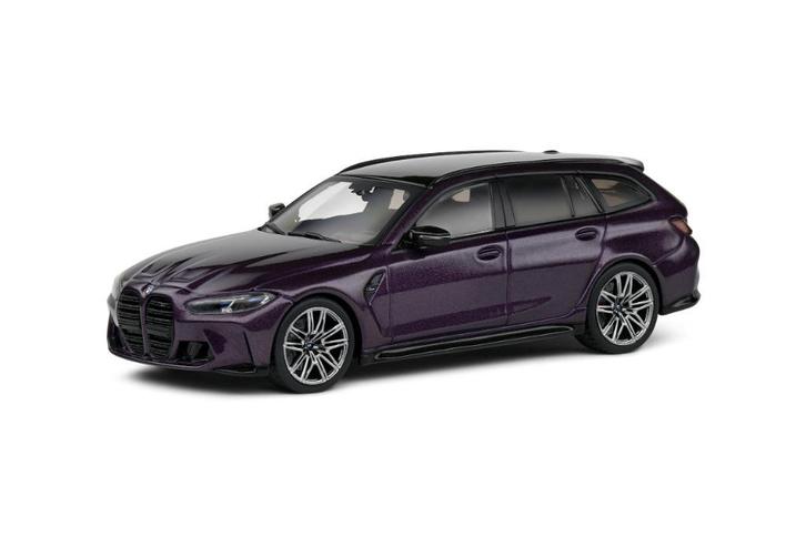 BMW M3 Touring (G81) 2023 paars 1:43 Solido, Hobby en Vrije tijd, Modelauto's | 1:43, Nieuw, Auto, Solido, Verzenden