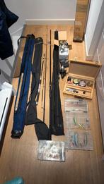 Hengelset daiwa fox baitrunner roofvis, Watersport en Boten, Ophalen, Zo goed als nieuw, Molen