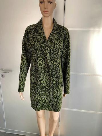 J81 Lang vest maat 40/42=M/L blazer colbert jasje o-groen beschikbaar voor biedingen