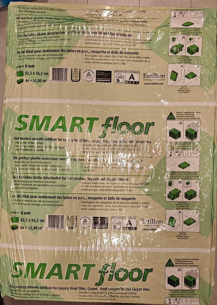 Floorfixx Smart Ondervloer - 11,2m2, Doe-het-zelf en Verbouw, Vloerdelen en Plavuizen, Nieuw, Overige typen, Overige materialen